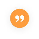 Customer testimonial quote icon